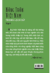 Nông Thôn Việt Nam Trong Lịch Sử Tập I