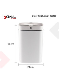 Thùng rác thông minh cảm ứng 18 lít M&L B-JA-18 phong cách sang trọng, đẳng cấp, tiện lợi