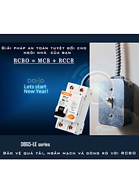 Cầu Dao Chống Giật 2 Pha Dobo Electric Korea (50A - 30mA) - Trắng