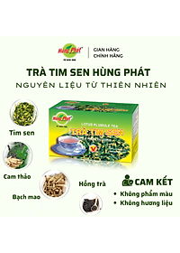 Trà Tim Sen Túi Lọc Hùng Phát Hộp 25 Gói