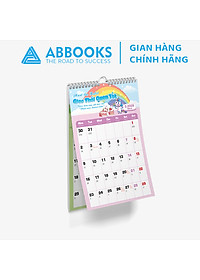 Lịch Treo Tường 2026 - Time Is A Gift - Thời Gian Là 1 Món Quà Chủ Đề Kỳ Lân - Kèm Sticker Trang Trí