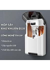 (SIÊU HOT) Hộp sấy và khử khuẩn đũa thìa bằng tia UV