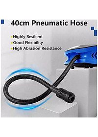 Máy bơm và xả lốp xe đa năng tự ngắt 12v Michelin M2201 - có đèn led lớn, cài đặt sẵn chế độ, dễ thao tác sử dụng, gọn nhẹ