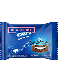 [Limited Edition] Combo 2 hộp Bánh OREO Pie BLACKPINK vị Marshmallow 2x180g (Tặng kèm 2 thẻ hình BLACKPINK)