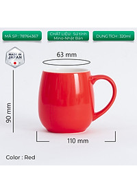 Ly sứ uống trà cà phê Origami Barrel Aroma Mug 320ml