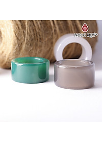 Nhẫn ngón cái đá mã não - Ngọc Quý Gemstones