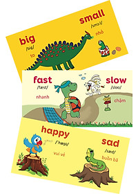Thư viện hình ảnh đầu tiên cho bé (Song ngữ ) - Đối lập