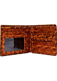 Bộ Ví & Thắt Lưng Nam Vân Cá Sấu Huy Hoàng HT2116-HT4116 (23 x 11,5 cm) - Vàng