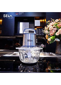 Máy xay thịt đa năng SEKA SK2288 công suất 500W, cối thuỷ tinh dao 4 lưỡi hàng chính hãng