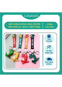 Móc khóa khủng long cute dễ thương,Móc khóa đáng yêu Lalunavn A90
