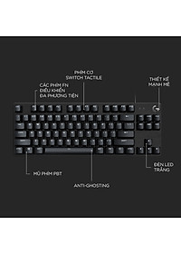 Bàn phím cơ game Logitech G413 TKL SE / G413 SE Full Size - Hàng chính hãng