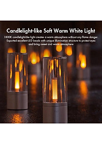 ĐÈN NGỦ/ ĐÈN NẾN ĐIỆN TỬ THÔNG MINH XIAOMI YEELIGHT CANDELA – PIN 2500mAh - BẢN QUỐC TẾ CHÍNH HÃNG