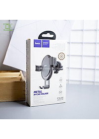 Giá đỡ kẹp điện thoại Hoco CA56 gắn khe máy lạnh xe hơi xe ô tô xoay 360 độ hàng chính hãng (tặng bút bi hình viên thuốc)