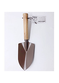 Xẻng làm vườn (8.5 X 28cm) cán gỗ nhỏ gọn tiện dụng Echo Metal - Hàng nội địa Nhật Bản.