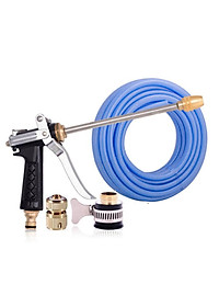 Bộ dây và vòi xịt tăng áp lực nước gấp 3 lần loại 20m (cút đồng- dây xanh) để tưới cây dọn dẹp nhà cửa,sân vườn vòi rửa xe, vòi tăng áp, vòi tưới, máy bơm tăng áp 318710497576-2