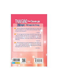 Sách: Thai Giáo Theo Chuyên Gia - 280 Ngày Mỗi Ngày Đọc 1 Trang (Tái Bản)