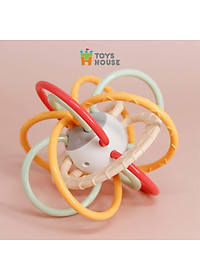 Đồ chơi bóng vòng nhựa mềm kết hợp gặm nướu cho bé ToysHouse 822-86