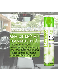  Chính Hãng - Nước Hoa Xịt Khử Mùi Hôi Ô Tô Flamingo F011 330ml