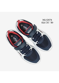 Giày thể thao bé trai trẻ em học sinh nam tiểu trung học siêu nhẹ kháng khuẩn cao cấp 8 - 12 tuổi đi học chạy bộ thể dục chơi bóng rổ phong cách khỏe khoắn năng động NHÍM SHOP GH74