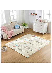 Thảm Trải Sàn Cho Bé Xốp XPE 2 Mặt Phủ Silicone Hàn Quốc Mẫu Đẹp Chống Thấm, Chống Va Đập Trơn Trượt-1m8*2m Hàng Chính Hãng MINIIN