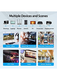 Cáp mạng Lan Cat8 tốc độ siêu cao 40Gbps SSTP dài 0.5 - 5m 10m 15m Vention - Hàng chính hãng