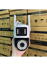 Camera Yoosee WiFi 2 Mắt Ngoài Trời QPT36 Xem 2 Màn Hình Cùng Lúc 5.0Mpx Giám Sát Ngoài Trời Chống Nước IP66 - Hàng Chính Hãng