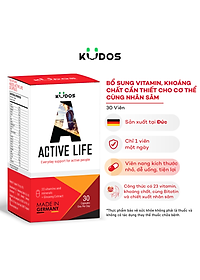 Thực phẩm bảo vệ sức khỏe KUDOS ACTIVE LIFE (30 viên/hộp)
