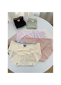 Bộ 5 Quần lót nữ su tim - Quần lót kháng khuẩn cao cấp - Quần lót nữ tàng hình