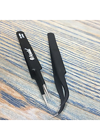 Combo Nhíp gắp linh kiện tĩnh điện mũi cong và mũi nhọn Asaki