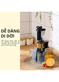 Máy Ép Trái Cây Mishio MK313 motor đồng máy nặng 5.2Kg - Hàng Chính Hãng