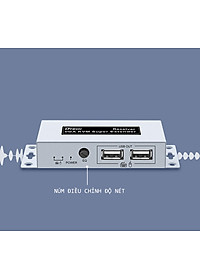 Bộ chuyển đổi vga sang lan 60M (điều khiển chuột USB) DTECH  DT-7044D - Hàng Chính Hãng