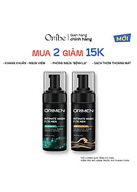 Bọt Vệ Sinh Nam Giới Orimen Hương Thơm Nam Tính Lưu Hương Đến 12H Chai 120ml