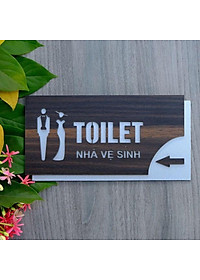 Bảng gỗ CARINA TB006- Bảng toilet- Bảng phòng vệ sinh- Bảng WC F06