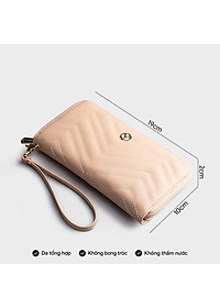 Ví Yuumy (  Thời trang nữ kiểu cầm tay dáng dài - Ví da Seasand YV72 )