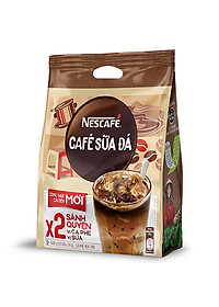 {Mua kèm giảm thêm}Combo 2 Bịch Cà Phê Sữa NESCAFÉ Cà Phê Sữa Đá (Bịch 25 Gói x 24g)