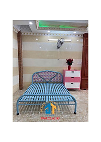 Giường sắt giá rẻ nhiều kích thước (0,8cm x 2m , 1mx2m , 1m2x2m , 1m4x2m , 1m6x2m , 1m8x2m ) - ĐẠI THÀNH