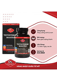 Viên Uống Tăng Cường Sinh Lý Nam Testosterone Booster Olympian Labs - Cải Thiện Chức Năng Sinh Lý Ở Nam Giới