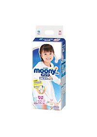Bỉm - Tã Quần Moony Blue (bé gái) size XXL 26 miếng (Cho bé 13-28kg)