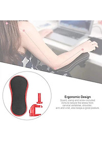 Giá đỡ cổ tay khi di chuột dùng cho bàn máy tính PakaSa Hàng Chính Hãng Chống mỏi cánh tay, cổ tay, hỗ trợ ngồi máy tính đúng tư thế (giao màu ngẫu nhiên)