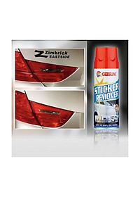 Chai xịt vệ sinh tẩy keo băng dính nhựa đường cho ô tô xe máy Getsun 450ml (Trắng)