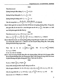 Vật Lý 10 - Tuyệt Kỹ Các Thủ Thuật Giải Nhanh Tự Luận - Trắc Nghiệm