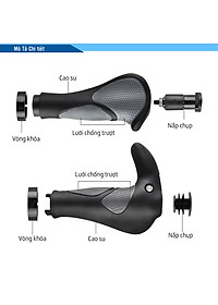 Bọc Tay Ghi Đông Xe Đạp Chất Liệu Cao Su TPR Cho Xe Đạp Thể Thao Địa Hình MTB (Đường kính 2.2cm) Mai Lee