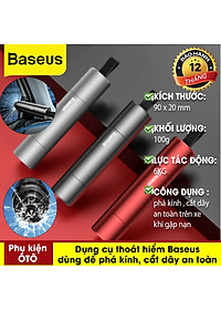 Búa Thoát Hiểm Xe Hơi Cắt Dây An Toàn Hàng Chính Hãng Baseus