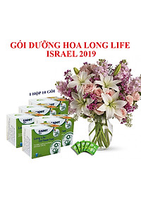 Bộ 5 hộp Chế phẩm xử lý hoa Longlife của Israel - Bảo quản hoa cắm bình tươi lâu và 14 ngày không thối nước