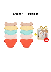 Combo 10 Quần Lót Nữ Modal Miley Lingerie New Color - Giao Màu Ngẫu Nhiên