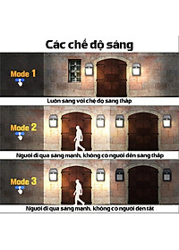 Năng Lượng Mặt Trời Ngoài Trời Đèn Tường Không Thấm Nước Đèn Sợi Đèn Cảm Ứng Đèn Gia Dụng Đèn LED Sân Vườn Đèn Tường