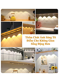 Đèn LED Trang Trí Cảm Biến Chuyển Động Hồng Ngoại KUNBE Đèn Mắt Mèo Decor Với Ánh Sáng 3 Màu, Hiệu Ứng Độc Đáo, Nhiều Kích Cỡ Phù Hợp Trang Trí Tủ Đồ, Nhà Bếp, Phòng Ngủ, Phòng Khách