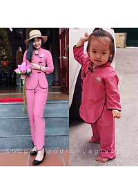 Đồ Lam Cho Bé # Mẫu Tàu Xéo Cho Bé # Đồ Bộ Bé # Quần Áo Bé Gái