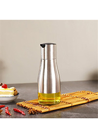 Chai rót nước mắm thủy tinh bọc inox 320ml VANDO phụ kiện nhà bếp