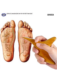 COMBO bộ 13 Dụng Cụ day ấn Huyệt Mát xa toàn thân kiểu Thái bằng gỗ Bách Xanh (MH848) Chăm sóc sức khỏe